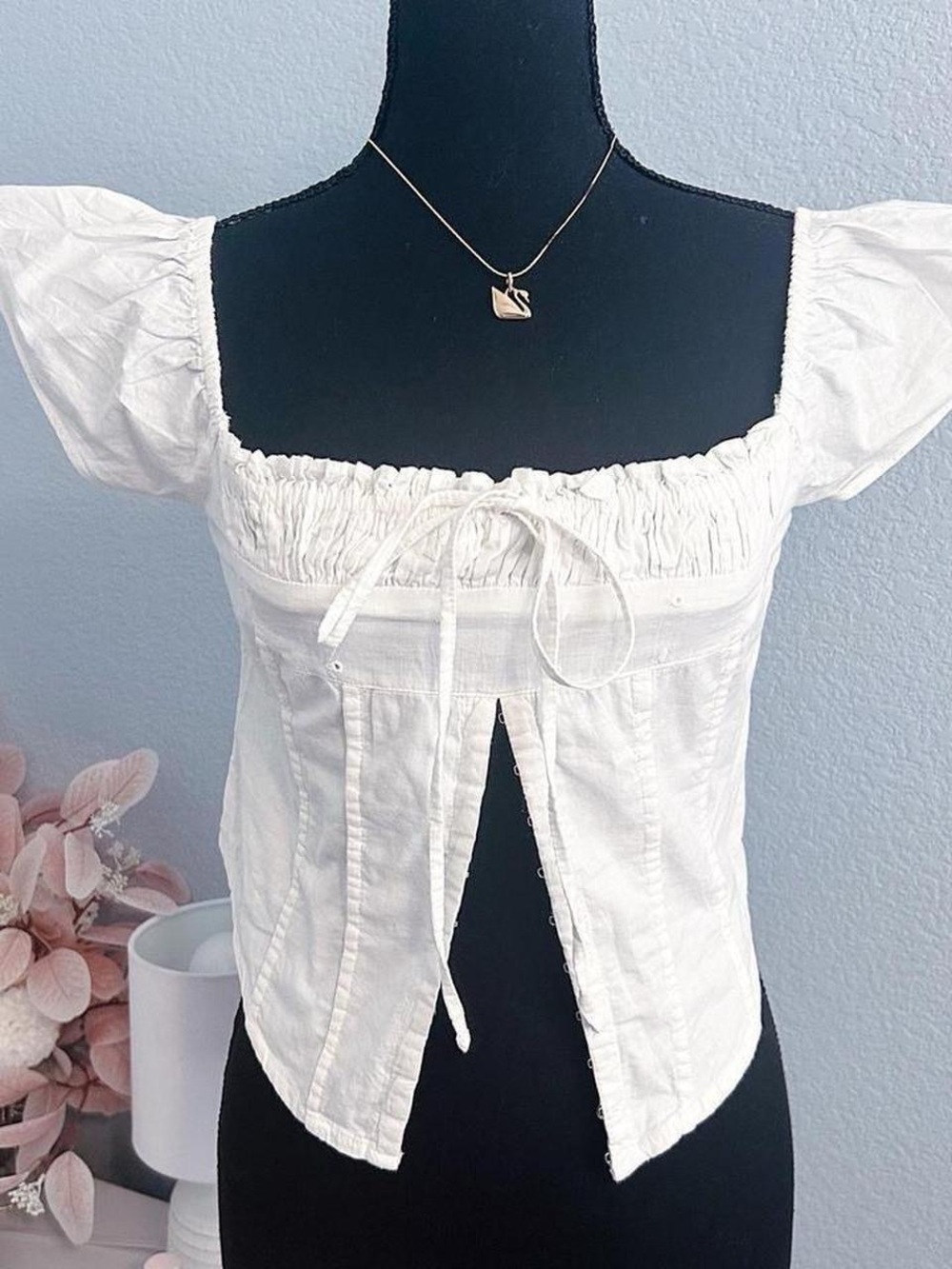Princess Polly Malany White Corset Top
